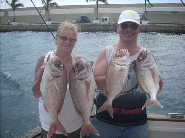 29/09 red snappers Cavalier & Blue Marlin Sport Fishing Gran Canaria