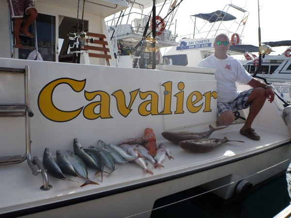 Schönes Angeln Cavalier & Blue Marlin Sportfischen Gran Canaria