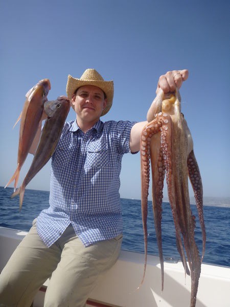 Octopus / Red Snappers Cavalier & Blue Marlin Sport Fishing Gran Canaria