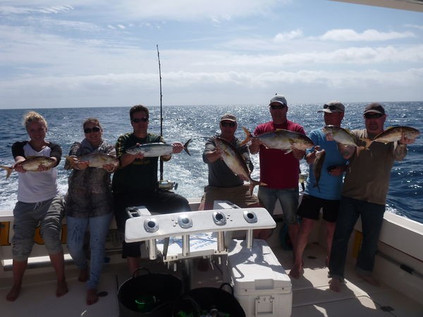 Pescadores satisfechos Pesca Deportiva Cavalier & Blue Marlin Gran Canaria