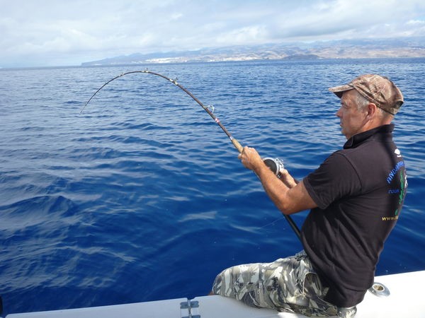 Hooked up - Bobirew from Gemany Cavalier & Blue Marlin Sport Fishing Gran Canaria
