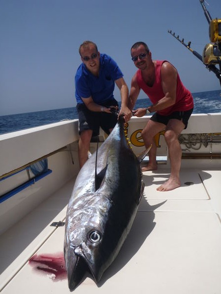 Big Eye Tuna caught by Ben Rennote from Belgium Cavalier & Blue Marlin Sport Fishing Gran Canaria