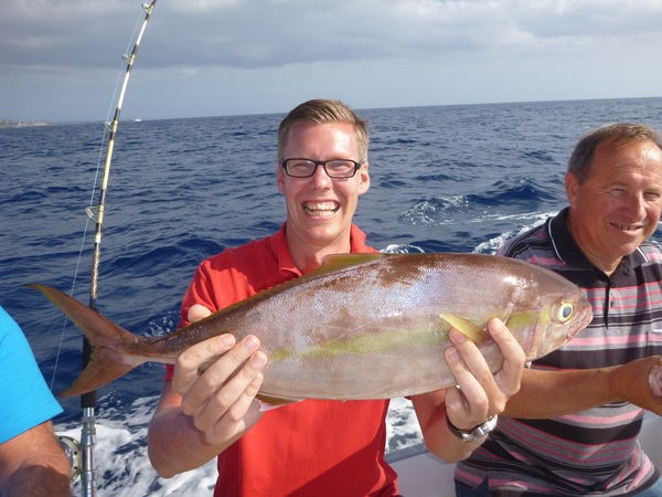 Amberjack - Well done, Peter Frederiksson from Sweden Cavalier & Blue Marlin Sport Fishing Gran Canaria