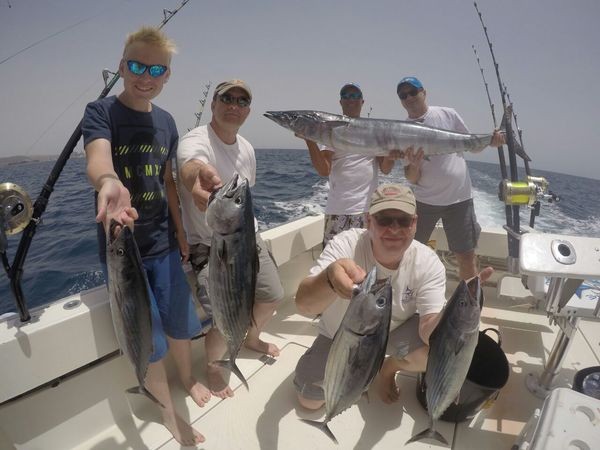 Nice Catch - Happy Anglers on the boat Cavalier Cavalier & Blue Marlin Sport Fishing Gran Canaria
