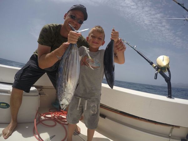 Father and Son Cavalier & Blue Marlin Sport Fishing Gran Canaria