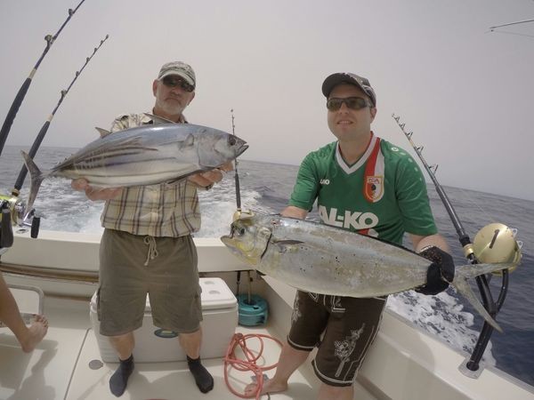 Well done - Nice catch for these two anglers Cavalier & Blue Marlin Sport Fishing Gran Canaria