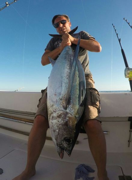 25 kg Albacore fångad av Rene Mansveld från Holland Cavalier & Blue Marlin Sport Fishing Gran Canaria