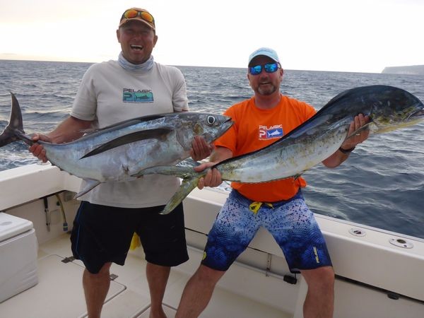 Well done - Mark and Steven Smith from Scotland Cavalier & Blue Marlin Sport Fishing Gran Canaria