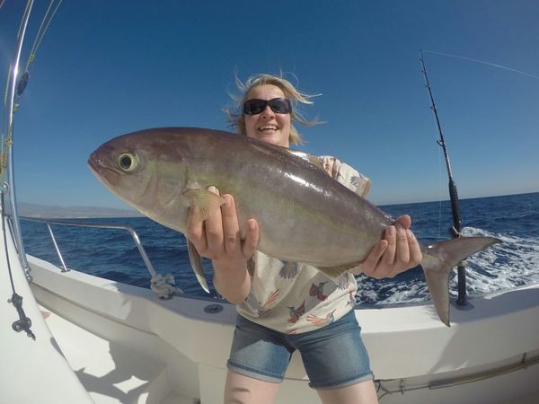 Amberjack - Charlotte Kaisemeijer aus Schottland Cavalier & Blue Marlin Sportfischen Gran Canaria