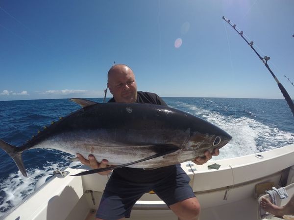 Albacore caught by Dick Bakker from Holland Cavalier & Blue Marlin Sport Fishing Gran Canaria