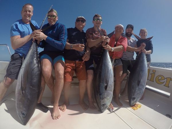 3 Big Eye Tuna caught on the boat Cavalier Cavalier & Blue Marlin Sport Fishing Gran Canaria