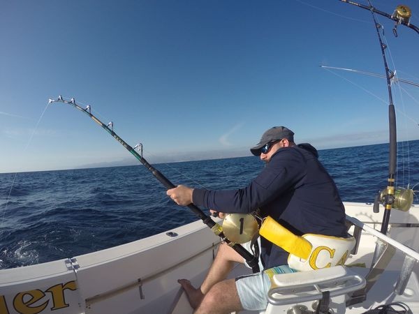 Hooked Up - Alex Jerominos hooked up Cavalier & Blue Marlin Sport Fishing Gran Canaria