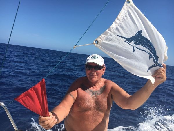 400 lb Blue Marlin released by Peter Westen from the UK Cavalier & Blue Marlin Sport Fishing Gran Canaria