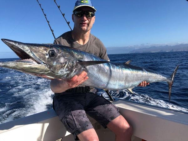 Wahoo caught by Jos van Loo from Holland Cavalier & Blue Marlin Sport Fishing Gran Canaria