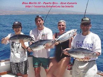 skipjack tuna Cavalier & Blue Marlin Pesca sportiva Gran Canaria