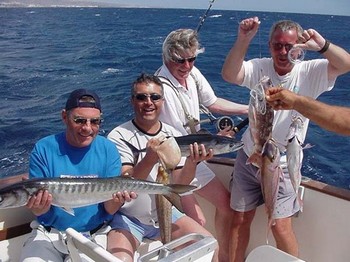 glückliche Fischer Cavalier & Blue Marlin Sport Fishing Gran Canaria