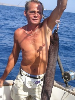 brauner Muränenaal Cavalier & Blue Marlin Sport Fishing Gran Canaria