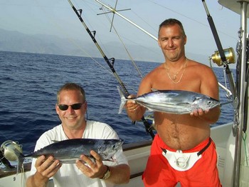 skipjack tonfisk Cavalier & Blue Marlin Sport Fishing Gran Canaria