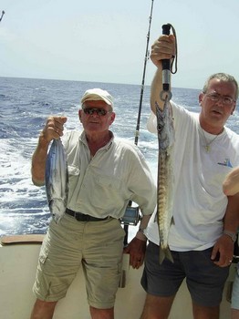 skipjack & baracuda Cavalier & Blue Marlin Sport Fishing Gran Canaria