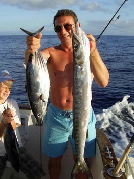 skipjack & baracuda Cavalier & Blue Marlin Sport Fishing Gran Canaria