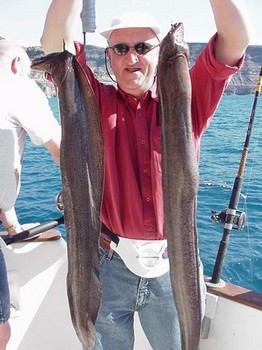 17/01 brown moray Cavalier & Blue Marlin Sport Fishing Gran Canaria