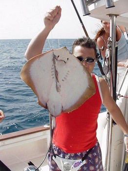 04/02 common stingray Cavalier & Blue Marlin Sport Fishing Gran Canaria