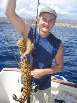 13/08 tiger moray Cavalier & Blue Marlin Sport Fishing Gran Canaria