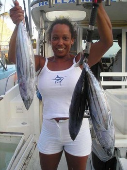 14/08 skipjack tuna Cavalier & Blue Marlin Sport Fishing Gran Canaria