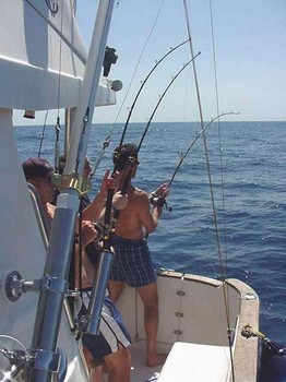 06/09 hooked up Cavalier & Blue Marlin Sport Fishing Gran Canaria