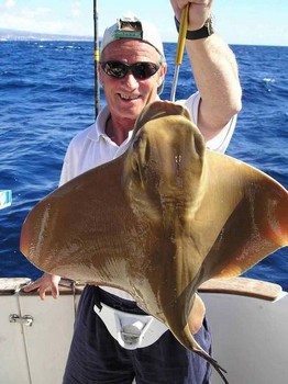 22/11 cownose ray Cavalier & Blue Marlin Sport Fishing Gran Canaria
