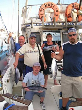 28/04 skipjack tuna Cavalier & Blue Marlin Sport Fishing Gran Canaria