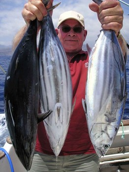 16/05 Skipjack Thunfisch Cavalier & Blue Marlin Sportfischen Gran Canaria
