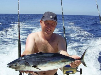 15/09 skipjack tonfisk Cavalier & Blue Marlin Sport Fishing Gran Canaria