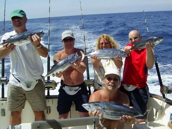 21/09 skipjack tonfisk Cavalier & Blue Marlin Sport Fishing Gran Canaria