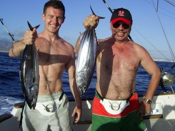 25/09 skipjack tonfisk Cavalier & Blue Marlin Sport Fishing Gran Canaria