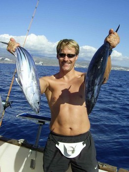 19/11 skipjack tuna Cavalier & Blue Marlin Sport Fishing Gran Canaria