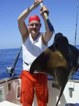 08/04 eagle ray Cavalier & Blue Marlin Sport Fishing Gran Canaria