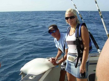 gewöhnlicher Stachelrochen Cavalier & Blue Marlin Sportfischen Gran Canaria