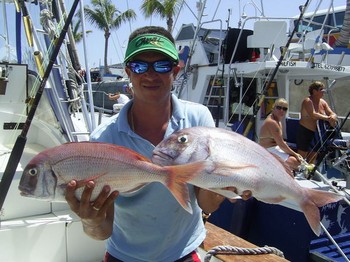 10/05 red snappers Cavalier & Blue Marlin Sport Fishing Gran Canaria