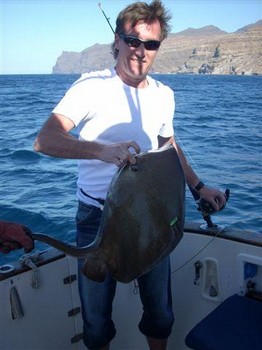 28/12 roughtail stingray Cavalier & Blue Marlin Sport Fishing Gran Canaria