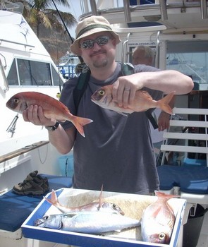 röda snappers Cavalier & Blue Marlin Sport Fishing Gran Canaria