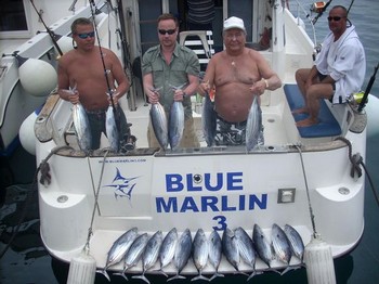 13/04 Skipjack Thunfisch Cavalier & Blue Marlin Sportfischen Gran Canaria