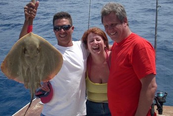 she did it Cavalier & Blue Marlin Sport Fishing Gran Canaria