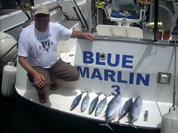satisfied fisherman Cavalier & Blue Marlin Sport Fishing Gran Canaria
