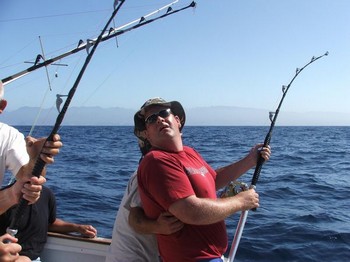 stand up Cavalier & Blue Marlin Sport Fishing Gran Canaria