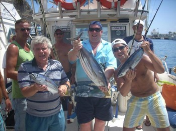 08/09 skipjack tonfisk Cavalier & Blue Marlin Sport Fishing Gran Canaria