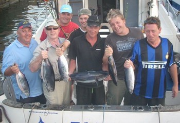 13/09 skipjack-tonfiskar Cavalier & Blue Marlin Sport Fishing Gran Canaria