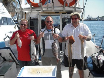 25/02 nöjda fiskare Cavalier & Blue Marlin Sport Fishing Gran Canaria