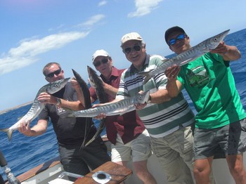 27/04 barracudas Cavalier & Blue Marlin Sport Fishing Gran Canaria