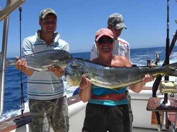2 satisfied anglers Cavalier & Blue Marlin Sport Fishing Gran Canaria